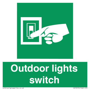 Outdoor lights switch